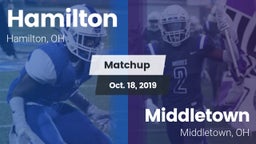 Matchup: Hamilton  vs. Middletown  2019