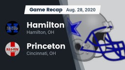Recap: Hamilton  vs. Princeton  2020