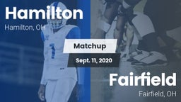 Matchup: Hamilton  vs. Fairfield 2020