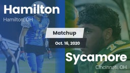 Matchup: Hamilton  vs. Sycamore  2020