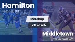 Matchup: Hamilton  vs. Middletown  2020