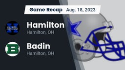 Recap: Hamilton  vs. Badin  2023