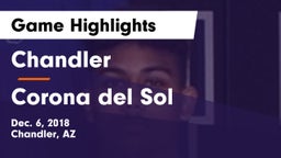 Chandler  vs Corona del Sol  Game Highlights - Dec. 6, 2018