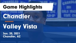 Chandler  vs Valley Vista  Game Highlights - Jan. 20, 2021
