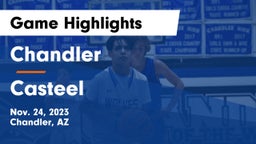 Chandler  vs Casteel Game Highlights - Nov. 24, 2023