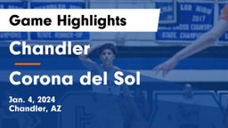 Chandler  vs Corona del Sol  Game Highlights - Jan. 4, 2024