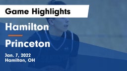 Hamilton  vs Princeton  Game Highlights - Jan. 7, 2022