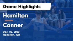 Hamilton  vs Conner  Game Highlights - Dec. 22, 2022
