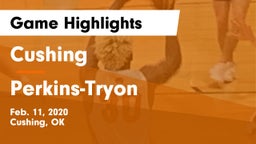 Cushing  vs Perkins-Tryon  Game Highlights - Feb. 11, 2020
