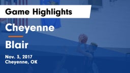 Cheyenne vs Blair Game Highlights - Nov. 3, 2017