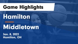 Hamilton  vs Middletown  Game Highlights - Jan. 8, 2022