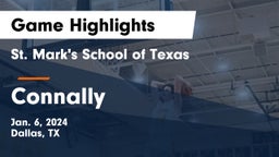 St. Mark's School of Texas vs Connally  Game Highlights - Jan. 6, 2024