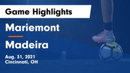 Mariemont  vs Madeira  Game Highlights - Aug. 31, 2021
