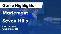 Mariemont  vs Seven Hills  Game Highlights - Oct. 23, 2021