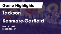 Jackson  vs Kenmore-Garfield   Game Highlights - Dec. 8, 2018