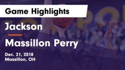 Jackson  vs Massillon Perry  Game Highlights - Dec. 21, 2018