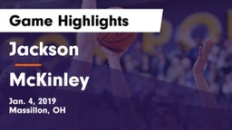 Jackson  vs McKinley  Game Highlights - Jan. 4, 2019