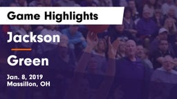 Jackson  vs Green  Game Highlights - Jan. 8, 2019