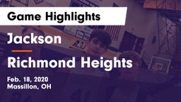 Jackson  vs Richmond Heights  Game Highlights - Feb. 18, 2020