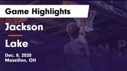 Jackson  vs Lake  Game Highlights - Dec. 8, 2020