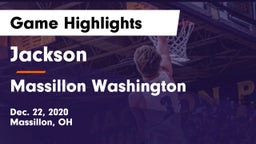 Jackson  vs Massillon Washington  Game Highlights - Dec. 22, 2020