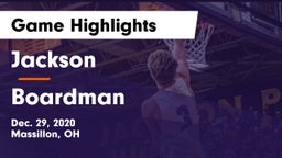 Jackson  vs Boardman  Game Highlights - Dec. 29, 2020