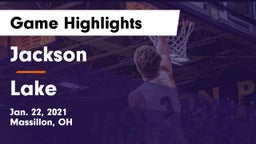Jackson  vs Lake  Game Highlights - Jan. 22, 2021