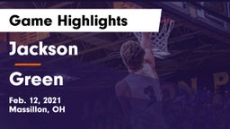 Jackson  vs Green  Game Highlights - Feb. 12, 2021