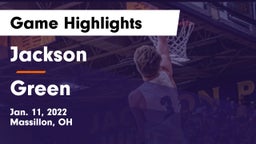 Jackson  vs Green  Game Highlights - Jan. 11, 2022