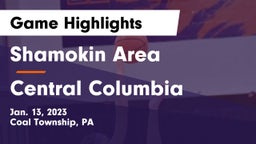Shamokin Area  vs Central Columbia  Game Highlights - Jan. 13, 2023