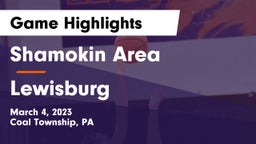 Shamokin Area  vs Lewisburg  Game Highlights - March 4, 2023