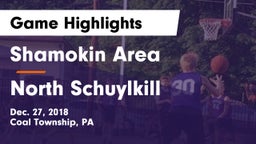 Shamokin Area  vs North Schuylkill  Game Highlights - Dec. 27, 2018