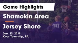 Shamokin Area  vs Jersey Shore  Game Highlights - Jan. 23, 2019