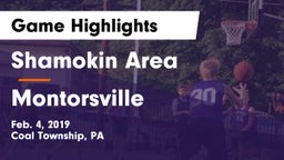 Shamokin Area  vs Montorsville Game Highlights - Feb. 4, 2019