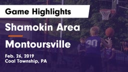 Shamokin Area  vs Montoursville Game Highlights - Feb. 26, 2019