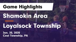 Shamokin Area  vs Loyalsock Township  Game Highlights - Jan. 20, 2020