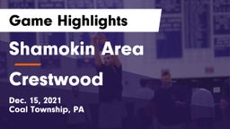 Shamokin Area  vs Crestwood  Game Highlights - Dec. 15, 2021