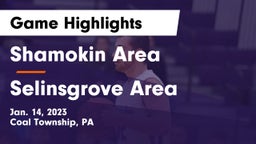 Shamokin Area  vs Selinsgrove Area  Game Highlights - Jan. 14, 2023