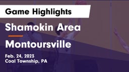 Shamokin Area  vs Montoursville  Game Highlights - Feb. 24, 2023