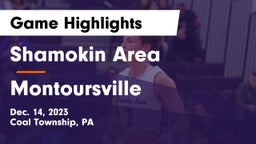 Shamokin Area  vs Montoursville  Game Highlights - Dec. 14, 2023