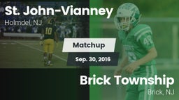 Matchup: St. John-Vianney vs. Brick Township  2016