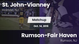 Matchup: St. John-Vianney vs. Rumson-Fair Haven  2016