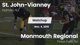 Matchup: St. John-Vianney vs. Monmouth Regional  2016