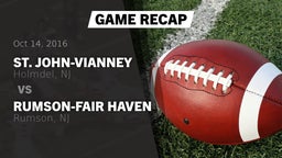 Recap: St. John-Vianney  vs. Rumson-Fair Haven  2016