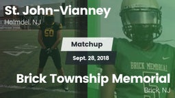 Matchup: St. John-Vianney vs. Brick Township Memorial  2018