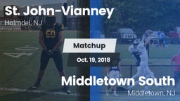 Matchup: St. John-Vianney vs. Middletown South  2018