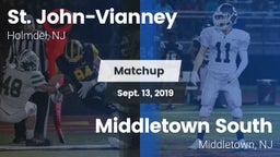 Matchup: St. John-Vianney vs. Middletown South  2019