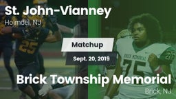 Matchup: St. John-Vianney vs. Brick Township Memorial  2019