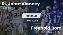 Matchup: St. John-Vianney vs. Freehold Boro  2019