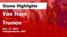 Van Horn  vs Truman  Game Highlights - Nov. 21, 2023